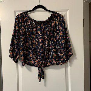 Dynamite Floral Off-the-Shoulder Top